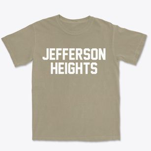 Jefferson Heights New York Classic Block Premium Heavyweight T-shirt