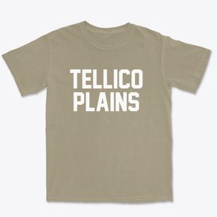 Tellico Plains Tennessee Classic Block Premium Heavyweight T-shirt