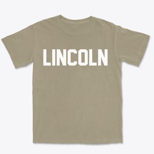 Lincoln Rhode Island Classic Block Premium Heavyweight T-shirt