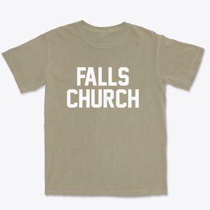 Falls Church Virginia Classic Block Premium Heavyweight T-shirt