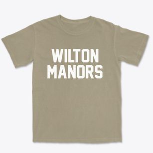 Wilton Manors Florida Classic Block Premium Heavyweight T-shirt