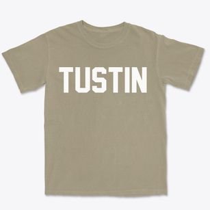 Tustin California Classic Block Premium Heavyweight T-shirt