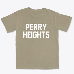 Perry Heights Ohio Classic Block Premium Heavyweight T-shirt