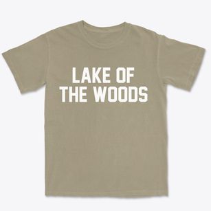 Lake Of The Woods Virginia Classic Block Premium Heavyweight T-shirt