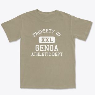 Genoa Nevada Athletic Dept Premium Heavyweight T-shirt