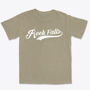 Rock Falls Iowa Vintage Team Premium Heavyweight T-shirt
