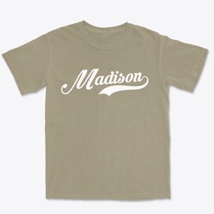 Madison Wisconsin Vintage Team Premium Heavyweight T-shirt