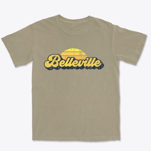 Belleville Wisconsin Sublime Sunset Premium Heavyweight T-shirt