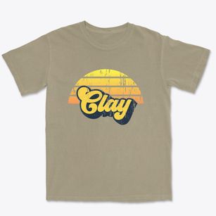 Clay Pennsylvania Sublime Sunset Premium Heavyweight T-shirt