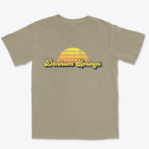 Denham Springs Louisiana Sublime Sunset Premium Heavyweight T-shirt