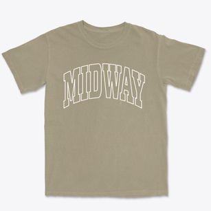 Midway Alabama Trendy Block Premium Heavyweight T-shirt