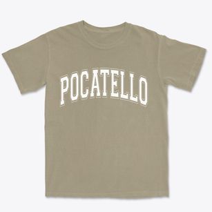 Pocatello Idaho Varsity Premium Heavyweight T-shirt