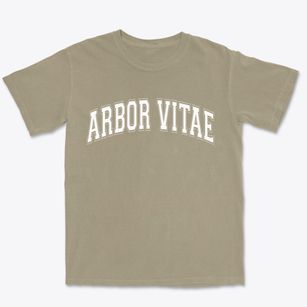 Arbor Vitae Wisconsin Varsity Premium Heavyweight T-shirt