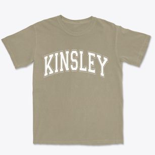 Kinsley Kansas Varsity Premium Heavyweight T-shirt