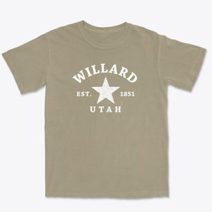 Willard Utah Star Premium Heavyweight T-shirt