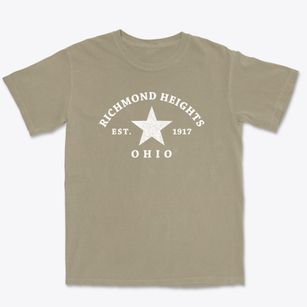 Richmond Heights Ohio Star Premium Heavyweight T-shirt