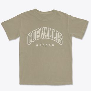 Corvallis Oregon Inline Premium Heavyweight T-shirt