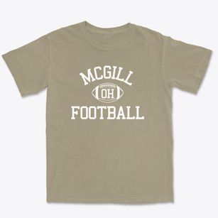 Mcgill Ohio Football Premium Heavyweight T-shirt
