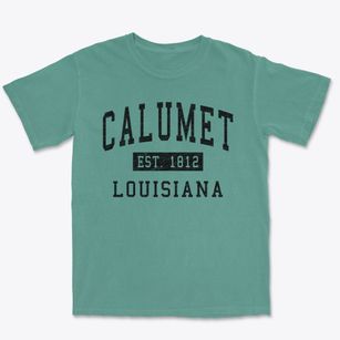 Calumet Louisiana Classic Established Premium Heavyweight T-shirt