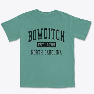 Bowditch North Carolina Classic Established Premium Heavyweight T-shirt