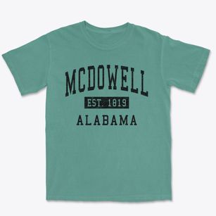 Mcdowell Alabama Classic Established Premium Heavyweight T-shirt