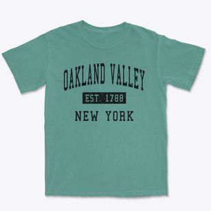 Oakland Valley New York Classic Established Premium Heavyweight T-shirt