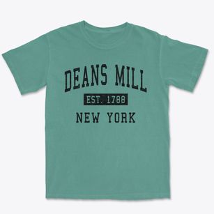 Deans Mill New York Classic Established Premium Heavyweight T-shirt