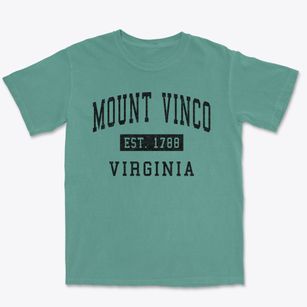 Mount Vinco Virginia Classic Established Premium Heavyweight T-shirt