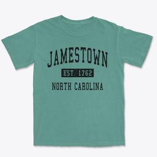 Jamestown North Carolina Classic Established Premium Heavyweight T-shirt