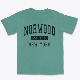 Norwood New York Classic Established Premium Heavyweight T-shirt