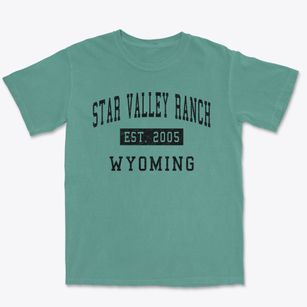 Star Valley Ranch Wyoming Classic Established Premium Heavyweight T-shirt