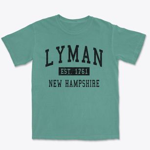 Lyman New Hampshire Classic Established Premium Heavyweight T-shirt