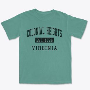 Colonial Heights Virginia Classic Established Premium Heavyweight T-shirt