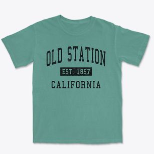 Old Station California Classic Established Premium Heavyweight T-shirt