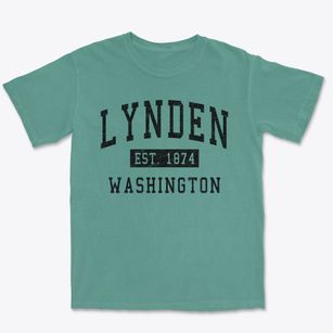 Lynden Washington Classic Established Premium Heavyweight T-shirt
