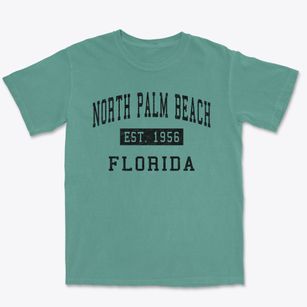 North Palm Beach Florida Classic Established Premium Heavyweight T-shirt