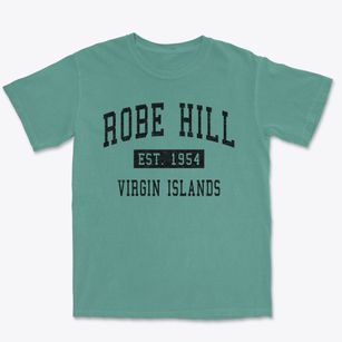 Robe Hill Virgin Islands Classic Established Premium Heavyweight T-shirt