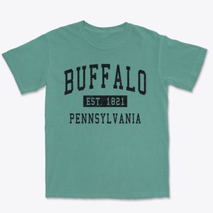 Buffalo Pennsylvania Classic Established Premium Heavyweight T-shirt
