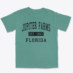 Jupiter Farms Florida Classic Established Premium Heavyweight T-shirt