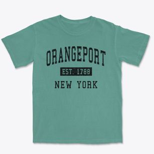 Orangeport New York Classic Established Premium Heavyweight T-shirt