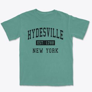 Hydesville New York Classic Established Premium Heavyweight T-shirt