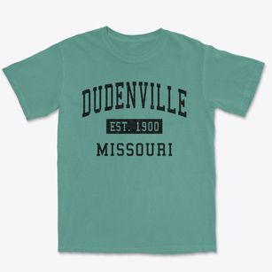 Dudenville Missouri Classic Established Premium Heavyweight T-shirt