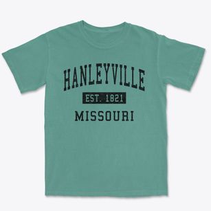 Hanleyville Missouri Classic Established Premium Heavyweight T-shirt