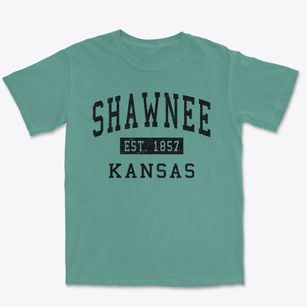 Shawnee Kansas Classic Established Premium Heavyweight T-shirt