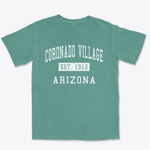 Coronado Village Arizona Classic Established Premium Heavyweight T-shirt