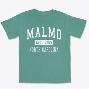Malmo North Carolina Classic Established Premium Heavyweight T-shirt
