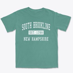 South Brookline New Hampshire Classic Established Premium Heavyweight T-shirt