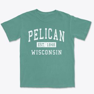 Pelican Wisconsin Classic Established Premium Heavyweight T-shirt