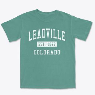Leadville Colorado Classic Established Premium Heavyweight T-shirt