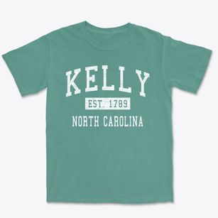 Kelly North Carolina Classic Established Premium Heavyweight T-shirt